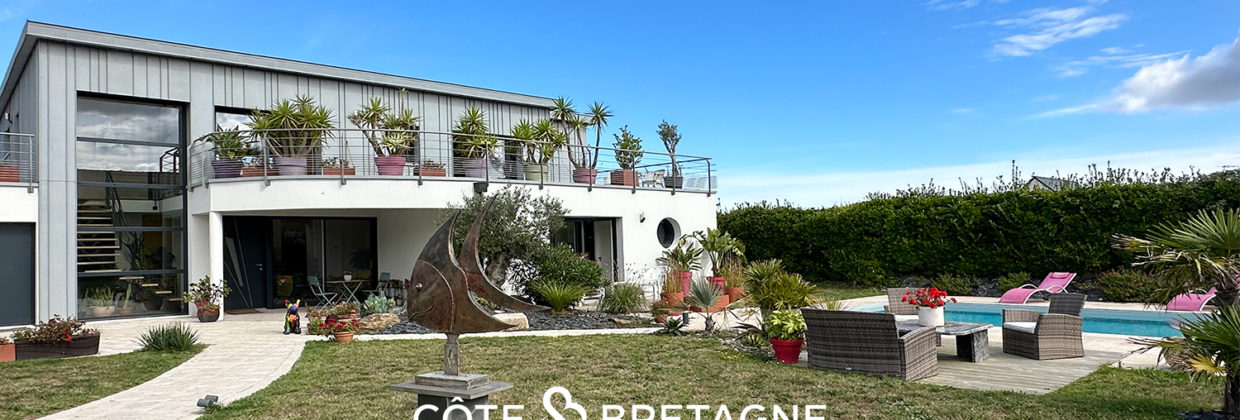 Maison contemporaine avec vue mer et piscine 5