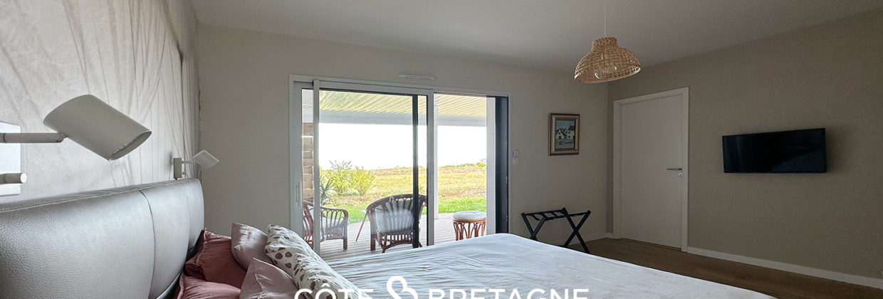 Maison contemporaine avec vue mer et piscine chambre 4