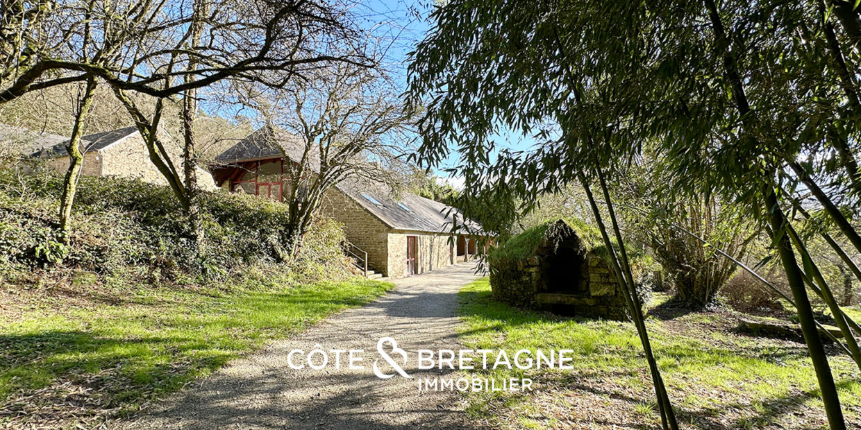 Le Faouët Morbihan Propriété en pierre de la fin du XIXe 2