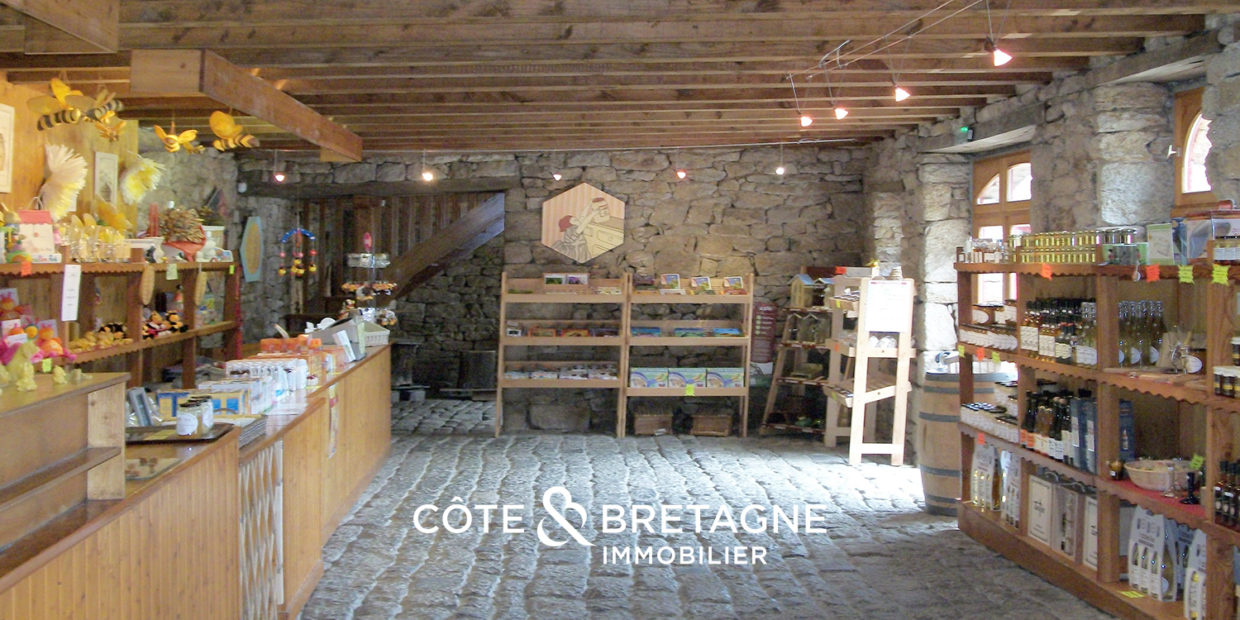 Le Faouët Morbihan Propriété en pierre de la fin du XIXe 27