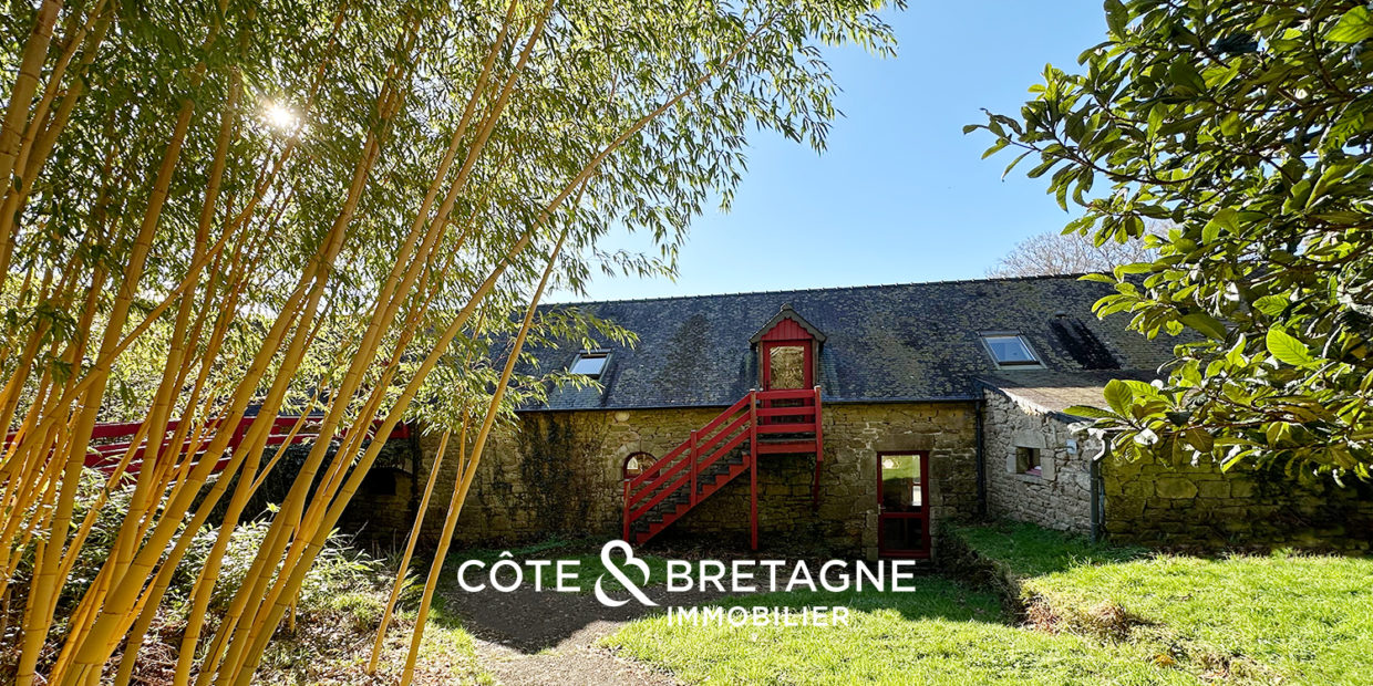 Le Faouët Morbihan Propriété en pierre de la fin du XIXe 5