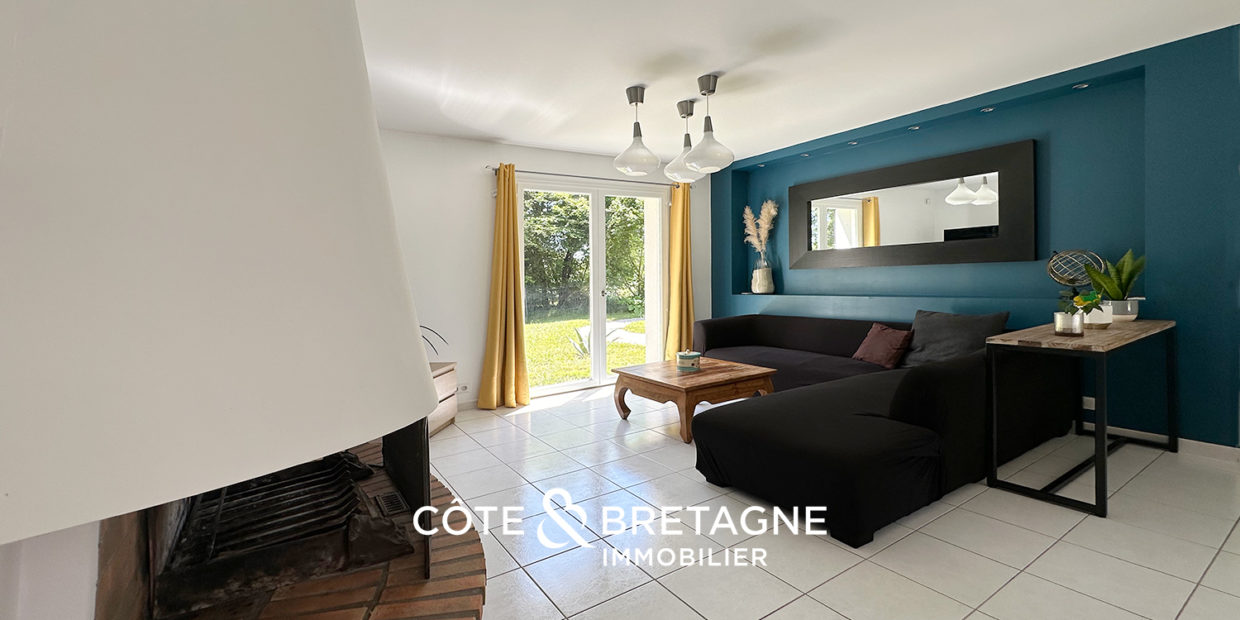Maison à Pontchateau proche du golf de la Bretesche cheminée