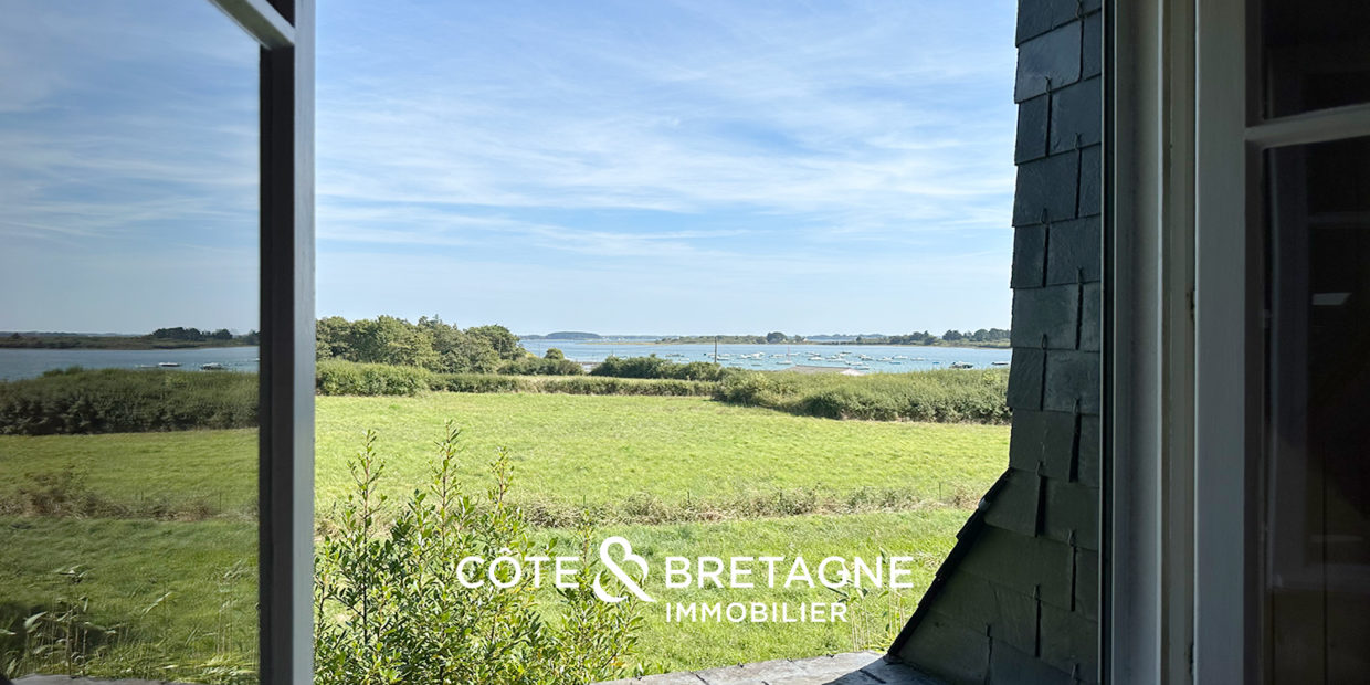 Séné Morbihan Maison villa  piscine et vue mer imprenable