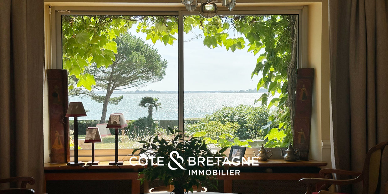 Séné Morbihan Maison villa  piscine et vue mer imprenable