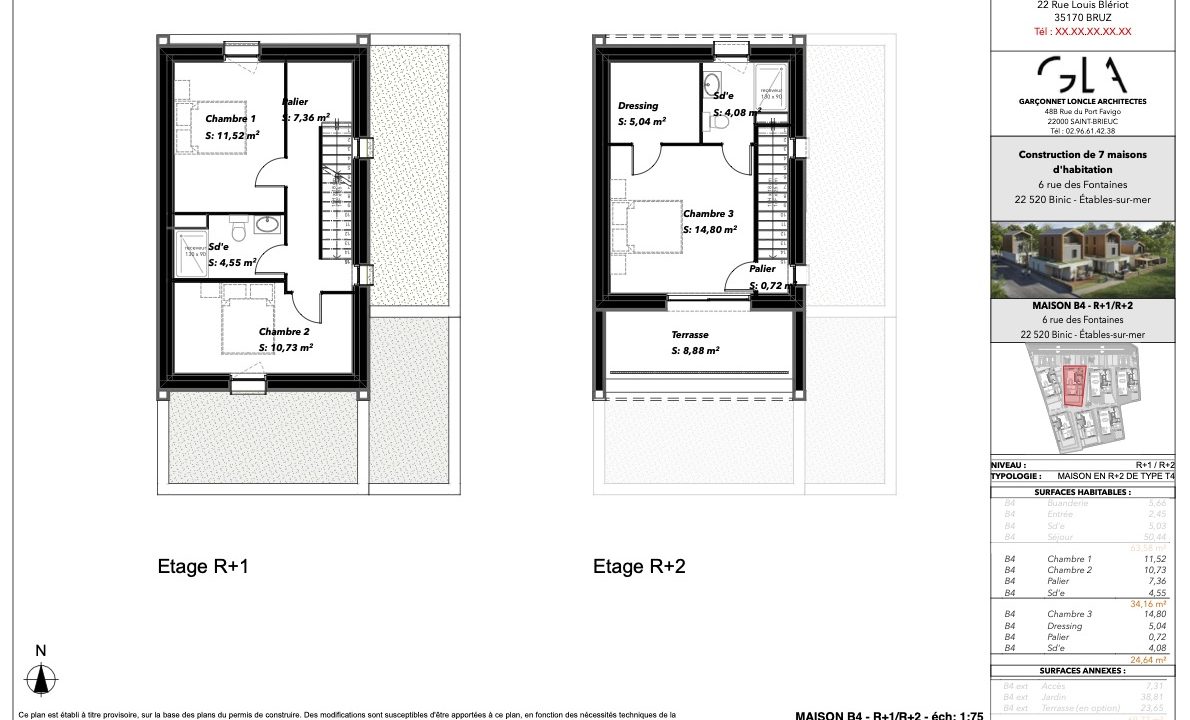 PDV.17 MAISON B4 - R+1_R+2