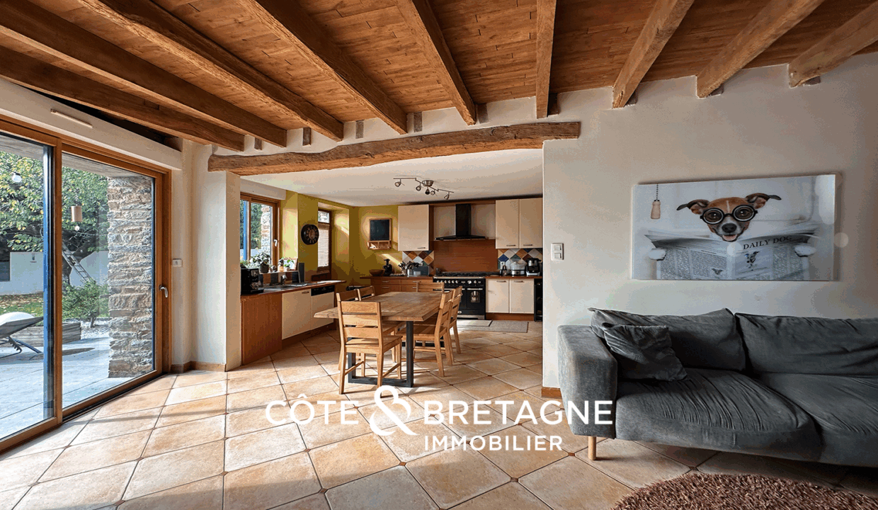 Longère en pierre à Malestroit dans le Morbihan