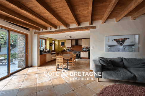 Longère en pierre à Malestroit dans le Morbihan