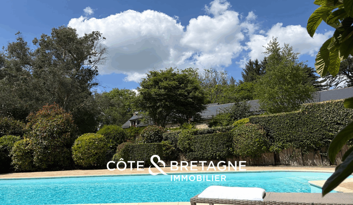 Maison en pierre avec piscine à Guidel dans le Morbihan 11