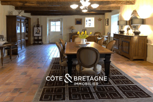 Maison en pierre avec piscine à Guidel dans le Morbihan 27