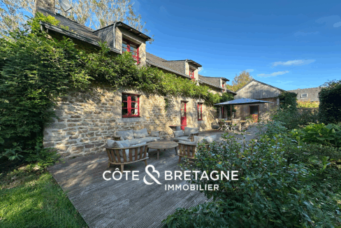 Maison en pierre avec piscine à Guidel dans le Morbihan 38