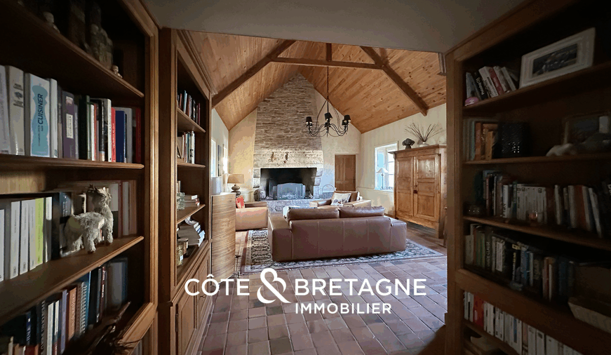 Maison en pierre avec piscine à Guidel dans le Morbihan 41