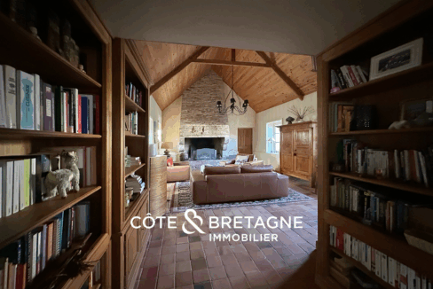 Maison en pierre avec piscine à Guidel dans le Morbihan 41
