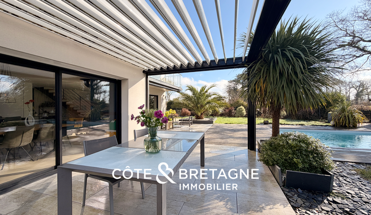 Maison d'architcete avec piscine à Pluneret 6