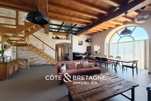 Belle demeure avec piscine intérieure à Arzal Morbihan