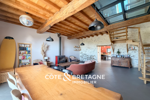 Belle demeure avec piscine intérieure à Arzal Morbihan2