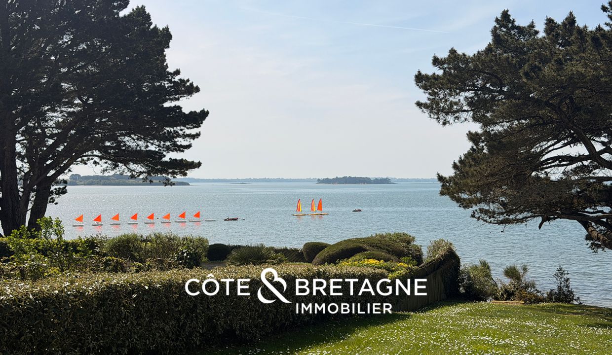 Maison à rénover avec vue mer à Séné Pointe du Bill