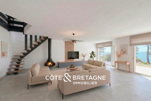 Maison avec vue mer à Séné Morbihan 12