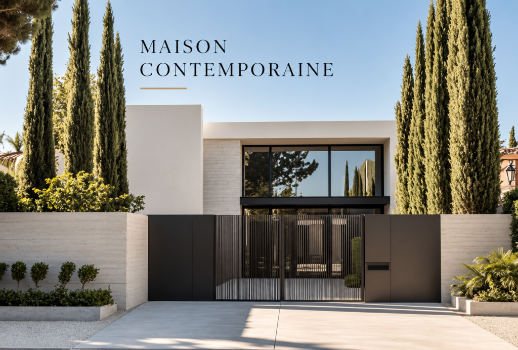 Maison contemporaine aux lignes épurées